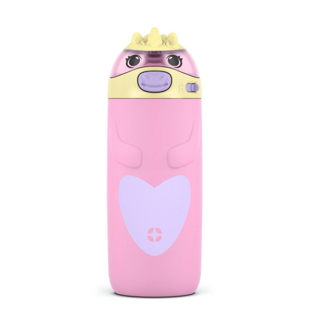 Ello 12oz Stainless Steel Water Bottle Cleo - Pink/Unicorn